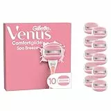 Gillette Venus ComfortGlide Spa Breeze Damenrasierklingen, 10 Ersatzklingen für Damenrasierer