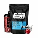 ESN ISOCLEAR Whey Isolate Protein Pulver, 1000g, Fresh Cherry, Proteinlimo mit fruchtig leckerem Geschmack, clear Whey - made in Germany