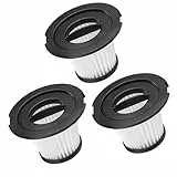Hepa-Filter für Justdfine Mini Handstaubsauger Kabellos, für Zuhause und Auto, kabelloser Mini-Sauger, Ersatzteil, Waschbarer und Wiederverwendbarer Hepa Filter für Auto Staubsauger, 3 Stück