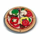 Melissa & Doug Pizzaspielset | Rollenspielzeug | Essensspiel |Sensorisch Spielzeug | 3+ | Geschenk für Jungen oder Mädchen