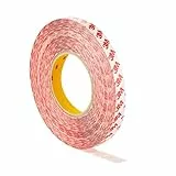 Dpm tapes - 3M GPT Doppelseitiges PET-Klebeband: starke Haftung, hält auf harten Oberflächen, Dicke 0,2 mm, beständig bis 150 °C, UV-Beständigkeit ex 9088 - (15 mm x 50 m)