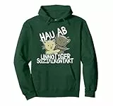 Hau Ab! Unnötiger Sozialkontakt BAKA Anime Style Geschenk Pullover Hoodie