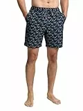 TOM TAILOR Herren 1045070 Badeshorts, 37601-Navy Small Palm Design, XL