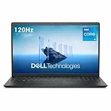 Dell 15 Laptop DC15250 15.6 Inch FHD (1920 x 1080) 120Hz, Intel Core i5-1335U, Intel UHD Graphics, 16GB DDR4 RAM, 512GB SSD, Windows 11 Home, QWERTY Keyboard - Black