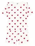 Petit Bateau A0B5V Kurzärmeliges Pyjacurt Damen Marshmallow/Terkuit M