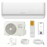 HANTECH H-PRO Split Klimaanlage 12000 BTU für Räume bis 45 m² als Komplettset mit Kupferleitungen - Luft-Luft-Wärmepumpen Technologie - Smart Home kompatibel, WiFi - Heizen, Kühlen, Entfeuchten