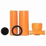KARMAT/Dyka KG Schacht Abwasserschacht DN400/160 - Rohr DN400, DN315 - Deckel DN315 - Kanal Entwässerung Komplett SET