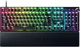 Razer Huntsman V3 Pro - Analoges optisches E-Sport Gaming-Tastatur - Snap Tap - Rapid Trigger - Schnellfeuer-Modus - Multifunktionaler Drehregler - Doubleshot-PBT-Tasten - QWERTZ DE-Layout | Schwarz