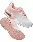 Laufschuhe Damen Turnschuhe Sportschuhe Damen Sneaker Luftpolster Stoßdämpfend Joggingschuhe Orthopädische Schuhe Leichte rutschfest Hallen Fitnessschuhe Atmungsaktiv Walkingschuhe Womens Trainers
