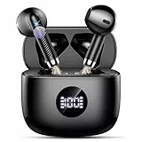 Kopfhörer Kabellos Bluetooth 5.4, Bluetooth Kopfhörer HiFi Stereo mit 4 ENC Noise Cancelling Mic, 40 Std Spielzeit in Ear Kopfhörer USB-C, kabellose Kopfhörer IP7 Wasserdicht für Arbeit und Studium