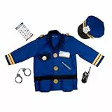 Melissa & Doug Polizei-Kostüm | 6-teilig | Für Rollenspiele | Für Kinder ab 3 Jahren