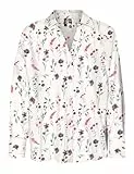 VERO MODA Damen Vmjosie Ls Oversize Shirt WVN Ga Langarmbluse, Birch/AOP:Clara, X-Small