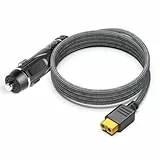 KFD XT60 Auto Ladegerät für ALLPOWERS R600 Kfz Batterieladekabel Anker SOLIX C1000 757 767 Auto-Ladekabel EF ECOFLOW Wave 2 River pro Delta BLUETTI EB55 Tragbare Powerstation 1,5M 16AWG KFZ Netzteil