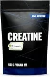 Creapure® Creatine Monohydrat Pulver 600g - Kreatin Monohydrat - Hochdosiert - Vegan - In Deutschland abgefüllt