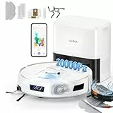 Redkey R11 Saugroboter mit Wischfunktion, 20.000Pa Saugkraft, Staubsauger Roboter mit 4L Absaugstation, Anti-Haar-Verwicklung, LiDAR Navigation, APP Steuerung, Ideal für Teppich und Tierhaare