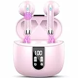 Bluetooth Kopfhörer, In Ear Kopfhörer Kabellos Bluetooth 5.3 Kabellose Kopfhörer mit 4 Mic, 2023 Neue ENC Noise Cancelling Wireless Earbuds 48H Tiefer Bass, IP7 Wasserdicht Ohrhörer LED-Anzeige