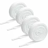 flintronic Premium Schnürsenkel Flach, 2 Paar 8mm Breit Flache Schnürsenkel Reißfeste Schuhbänder für Sneaker, Sportschuhe, Laufschuhe, Turnschuhe, Freizeitschuhe