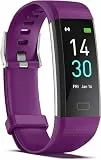 Septoui Fitness-Tracker Pulsuhr Blutdruck SpO2 Fitnessuhr IP68 Wasserdicht, 16 Sportmodi Schrittzähler Kalorienzähler Schlafmonitor Aktivitätstracker Damen Herren Smartwatch fur Android iOS