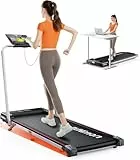 6 IN 1 Laufband für Zuhause mit Neigung,12km/h Walking Pad mit 7% Steigung,2.5HP Klappbar Laufband für Zuhause & Büro,2-LED-Anzeige,120KG,Keine Installation