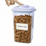 iChewie - BopTop (1 Stück - 2,5kg Mehl) Luftdichter Lebensmittel-Lagerbehälter - Mechanischer Silikondichtungskanister - BPA-frei stapelbar - 4000ml