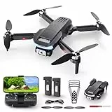 Drohne mit Kamera 4k, B15 Faltbarer RC Quadcopter unter 249g, Brushless Motor, Wegpunktflug & 3D-Flip, FPV Drone für Anfänger & Erwachsene, C0-Klassifizierung, 36 Min Flugzeit (2 Akkus)