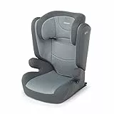 Foppapedretti Kinderautositz Time I-Size 100 bis 150 cm Höhe 3-12 Jahre ECE R129 Dualfix Befestigung (Isofix und Non) Safe Body Protection, Comfort Kid Pad, Silver