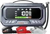 YaberAuto Starthilfe Powerbank mit Kompressor, 160PSI 8000A Auto Starthilfe, PD 65W Starthilfe Powerbank für All Benzin und 12.0L Dieselmotor, Starthilfe mit 600 Lumen Notlicht und 3.3' LCD Bildschirm