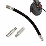 3 Stück Ventilverlängerung 39mm, Reifenventilverlängerung mit Gummischlauch 160mm, Ventiladapter für Xiaomi M365 Scooter, Roller, Motorrad, Fahrrad, Auto Kompatibel mit Allen Standardreifenventilen
