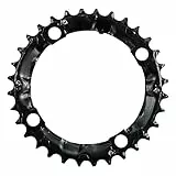 SHIMANO Deore Kettenblatt FCM480-L, 32 Zähne, 104 mm Lochkreis, Stahl, schwarz, Y1EA98100
