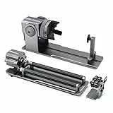 ATOMSTACK MAKER R1 PRO Laser Rotary 4 in1 für Lasergravierer, Laser Rotationswalzen, Klauenscheibenwalze Zum Gravieren von unregelmäßigen Gegenständen, Zylinder, Ringen, Kugel