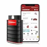 thinkcar Thinkdiag Obd2 Diagnosegerät,Automotive Fehlercode Auslesegerät für Vollständige Systeme,Obd2 Bluetooth Adapter mit 16 Rückstelldiensten, Aktivtest, ECU-Codierung, IOS und Android App.