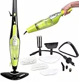 H2O HD – Dampfreiniger & Dampfbesen, 1500 W | 2-in-1 Handdampfer, 450 ml Tank, chemiefrei, entfernt 99,9% Bakterien, mit Wasserfilter