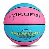 FAKOFIS Basketball Größe 3 Outdoor Indoor Street Basketball，Arena Training Erwachsene Anfänger Basketbälle