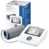 Beurer BM 27 Oberarm-Blutdruckmessgerät mit Manschettensitzkontrolle, klinisch validiert, Manschette für 22-42 cm, Risikoindikator, Arrhythmie-Erkennung, Datenübertragung zu Apple Health und co.