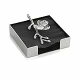 Michael Aram Orchid Cocktail Napkin Holder, White by Michael Aram