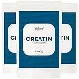 Creatin Monohydrat (600 g Kreatin vegan) (3x 600 g)