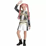 Piashow Kostüm Kinder, Anime Cosplay Costume mit Weste, Jacke, Shorts/Röcken für Karneval Halloween Fasching Party Outfits (130)