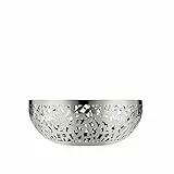 Alessi 'Cactus' Obstchale, durchbrochen aus Edelstahl, 18 x 30 x 16.5 cm, Silber