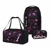 Satch Pack Schulrucksack Set 3tlg. inkl. Schlamperbox und Sporttasche (Mystic Nights)