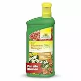 Neudorff Azet BlumenDünger - 100% natürlicher Bio Dünger für üppig blühende Blumen im Garten, Zimmer oder auf dem Balkon, 1 Liter