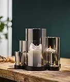 Philippi - LICHTERMEER Windlicht mit tollem Spiegel Effekt - Ambiente für Drinnen oder Draußen, 24 x 22 x 19 cm