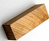 D.O.M. Rohholz Olivenholz Kanteln Verschiedene Abmessungen (20 x 20 x 120 mm)