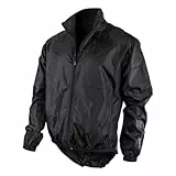 O'NEAL | Mountainbike-Jacke | MTB Mountainbike DH Downhill FR Freeride | Wasserdicht, atmungsaktiv, Windbreaker- Jacke | Breeze Rain Jacket | Erwachsene | Schwarz | Größe L