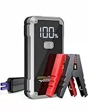Starthilfe Powerbank, VoltSurge 5000A Spitzenstrom Auto Starthilfe, Jump Starter für 7,0L Benzin Oder 5,5L Diesel, 12VAuto Batterie Booster Starter Powerbank mit LED Taschenlampe (5000A)