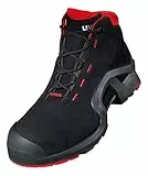 Uvex 1 X-Tended Support Arbeitsstiefel - Sicherheitsstiefel S3 SRC ESD - Rot-Schwarz, Größe:43