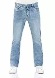 riverso Jeans Herren Stretch Bootcut RIVFalko Jeanshose Hose Denim Blau w36, Farbe:Light Blue Denim (L148), Größe:36W / 34L