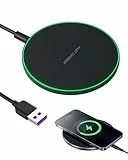 35W Wireless Charger Schnellladegerät Induktives Ladegerät Ultra Schnell für Phone 16/15/14/13/12 Pro, Galaxy S23/S22/S21/S20/S10, wei, mi, Pixel,Pods