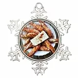 Grill Master Fleisch, Kebab, Weihnachtsbaum, hängende Ornamente, köstliches Essen, leckeres Backen, Zinn, Weihnachtsdekoration, Weihnachtsbaumdekoration, Brotliebhaber, Bar, Restaurant, Café, Pub,