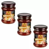 Real Thai Massaman Curry Paste 227g Glas – 3er Pack - thailändische Massaman Currypaste für Currygerichte, ohne Zusatzstoffe, ideal mit Kokosmilch, Gemüse, Fleisch oder Fisch, traditionellen Geschmack