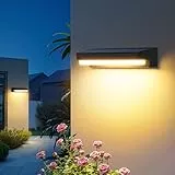 GEARLITE Solarlampen für Außen mit Bewegungsmelder 2Pack, 36 LED Superhelle Solar Wandleuchte 3 Lichtmoden, IP65 Wasserdicht Solar Aussenleuchte für Terrasse Garten Stufen Treppen Zäune Deko
